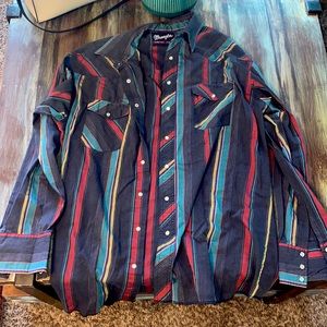 Vintage Wrangler Pearl Snap